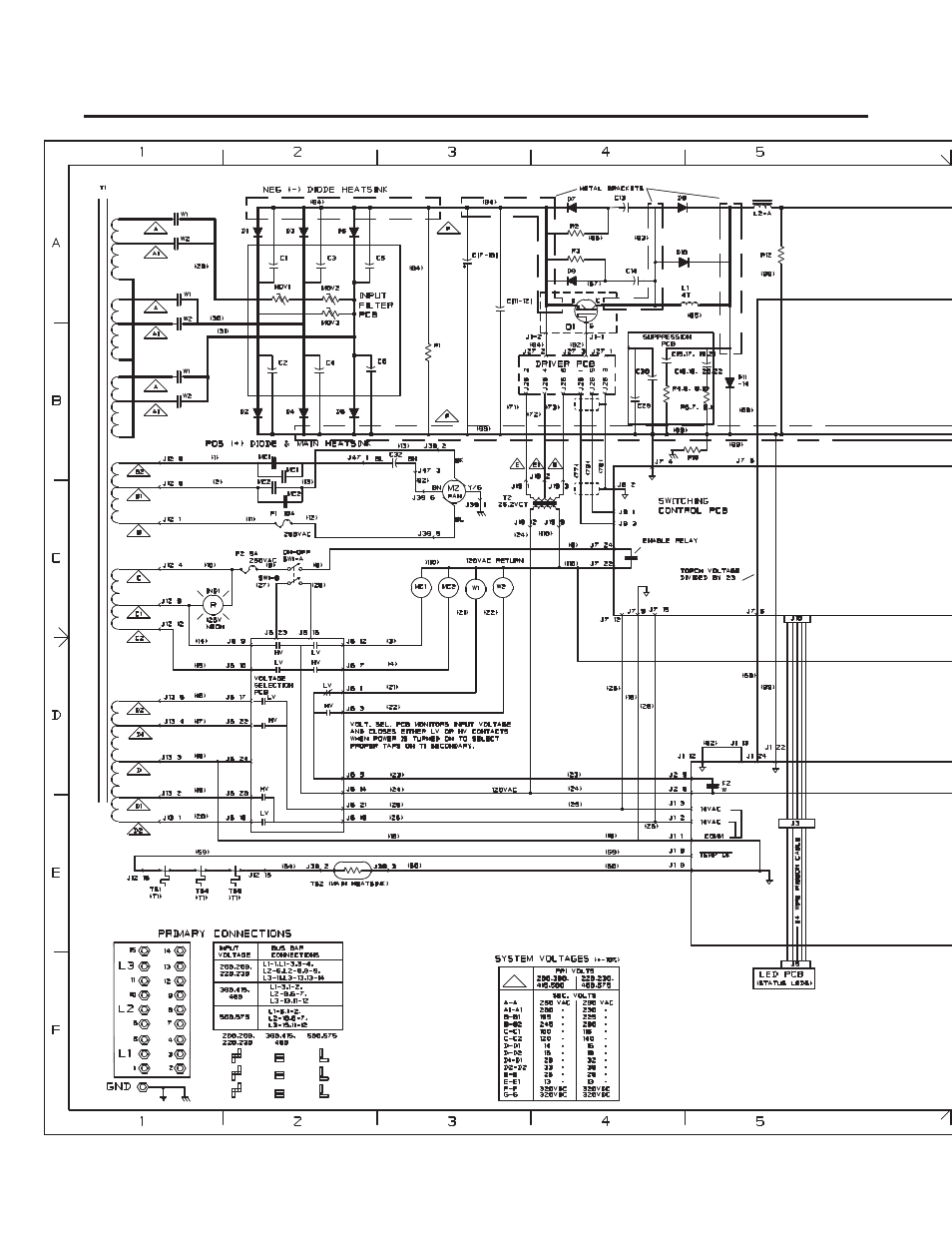 Appendix 9: system schematic | Tweco Merlin 6000 Slave PS User Manual | Page 46 / 48