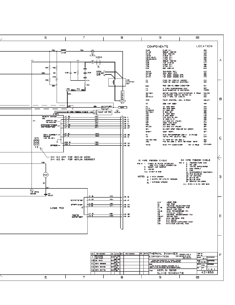 Tweco Merlin 6000 Slave PS User Manual | Page 47 / 48