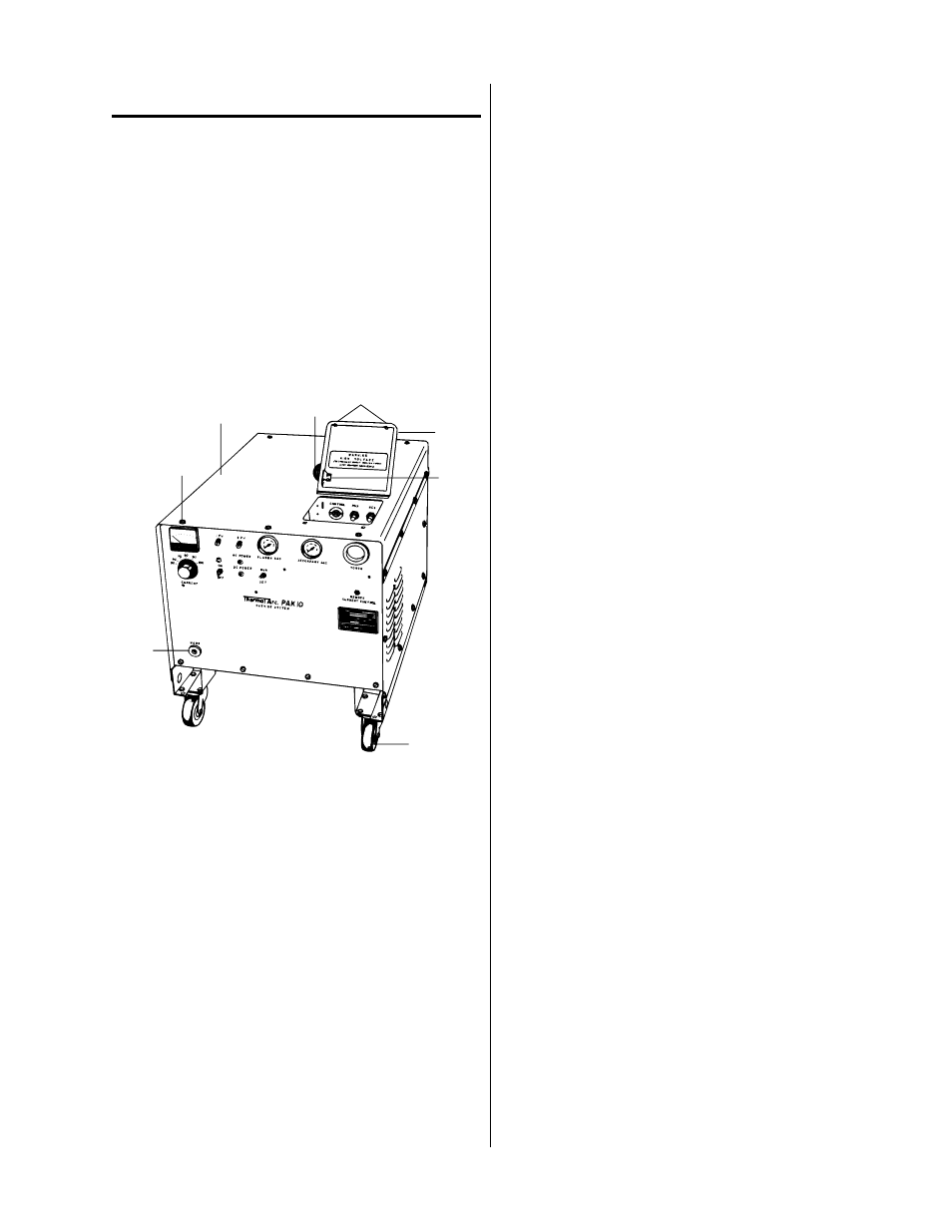 Installation, 1 unpacking, 2 equipment assembly | Tweco PAK 10 User Manual | Page 17 / 56