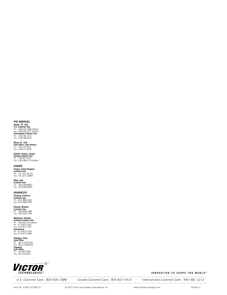 Tweco Pak 200 User Manual | Page 112 / 112