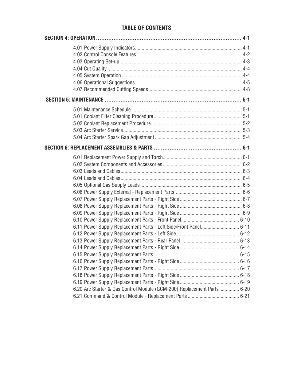 Tweco Pak 200 User Manual | Page 5 / 112