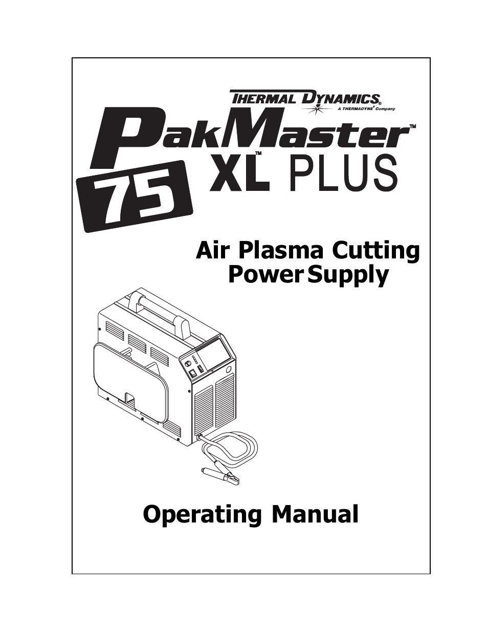 Tweco PakMaster 75XL Plus User Manual | 44 pages