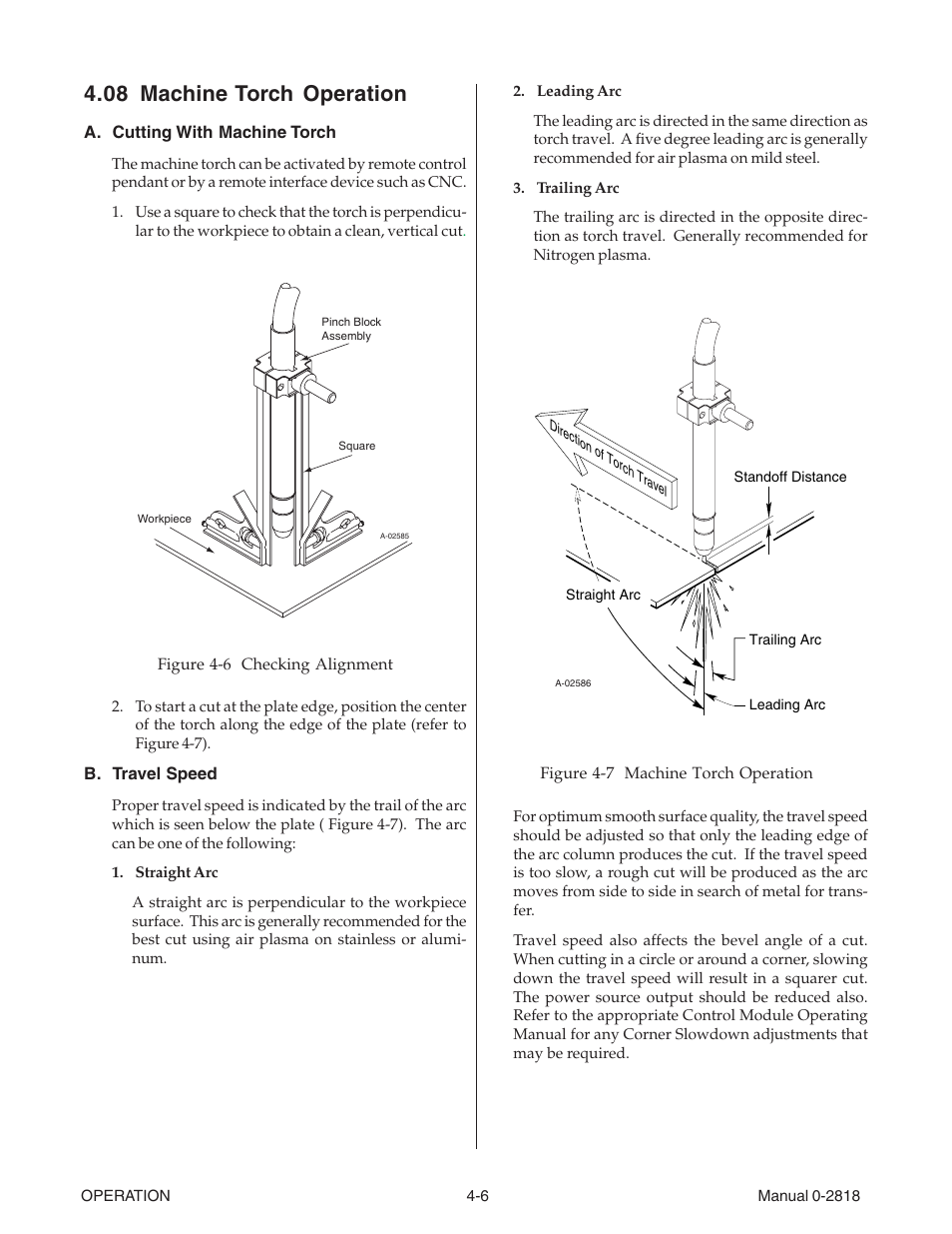 08 machine torch operation, 08 machine torch operation -6 | Tweco PCM - 102 Machine Torch User Manual | Page 30 / 76