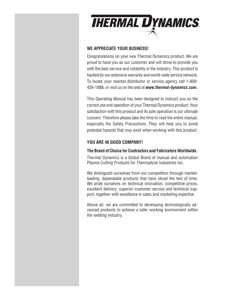 Tweco 82 PlazMaster User Manual | Page 2 / 80