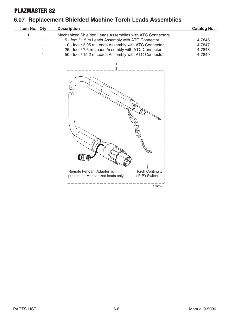 Plazmaster 82 | Tweco 82 PlazMaster User Manual | Page 68 / 80