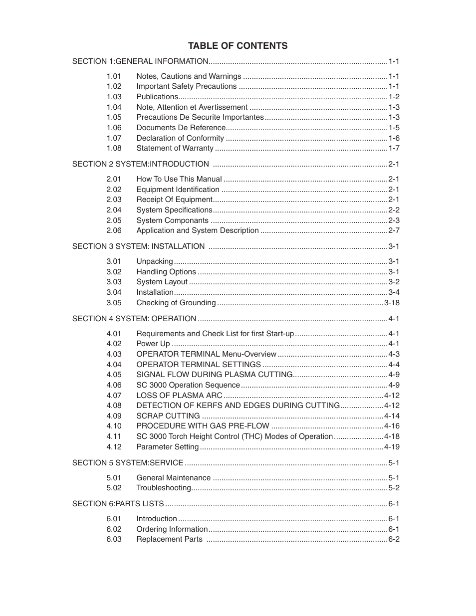 Tweco SC-3000 User Manual | Page 5 / 86