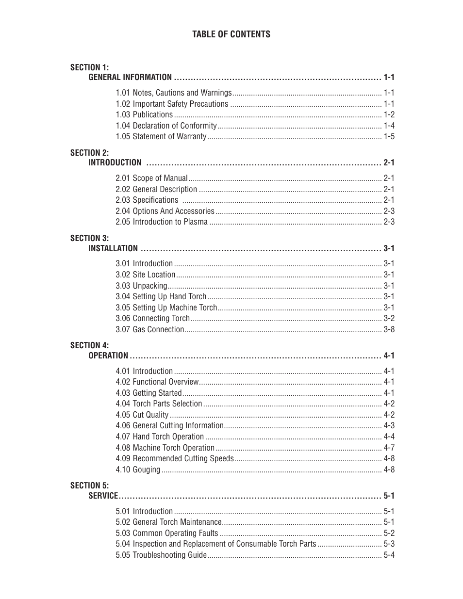 Tweco SL100 User Manual | Page 4 / 86