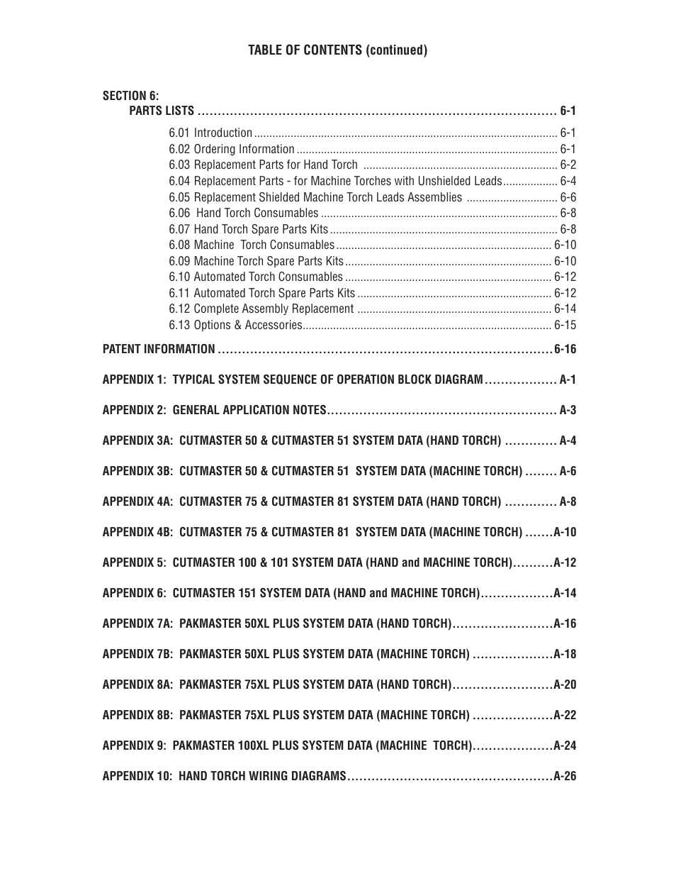 Tweco SL100 User Manual | Page 5 / 86