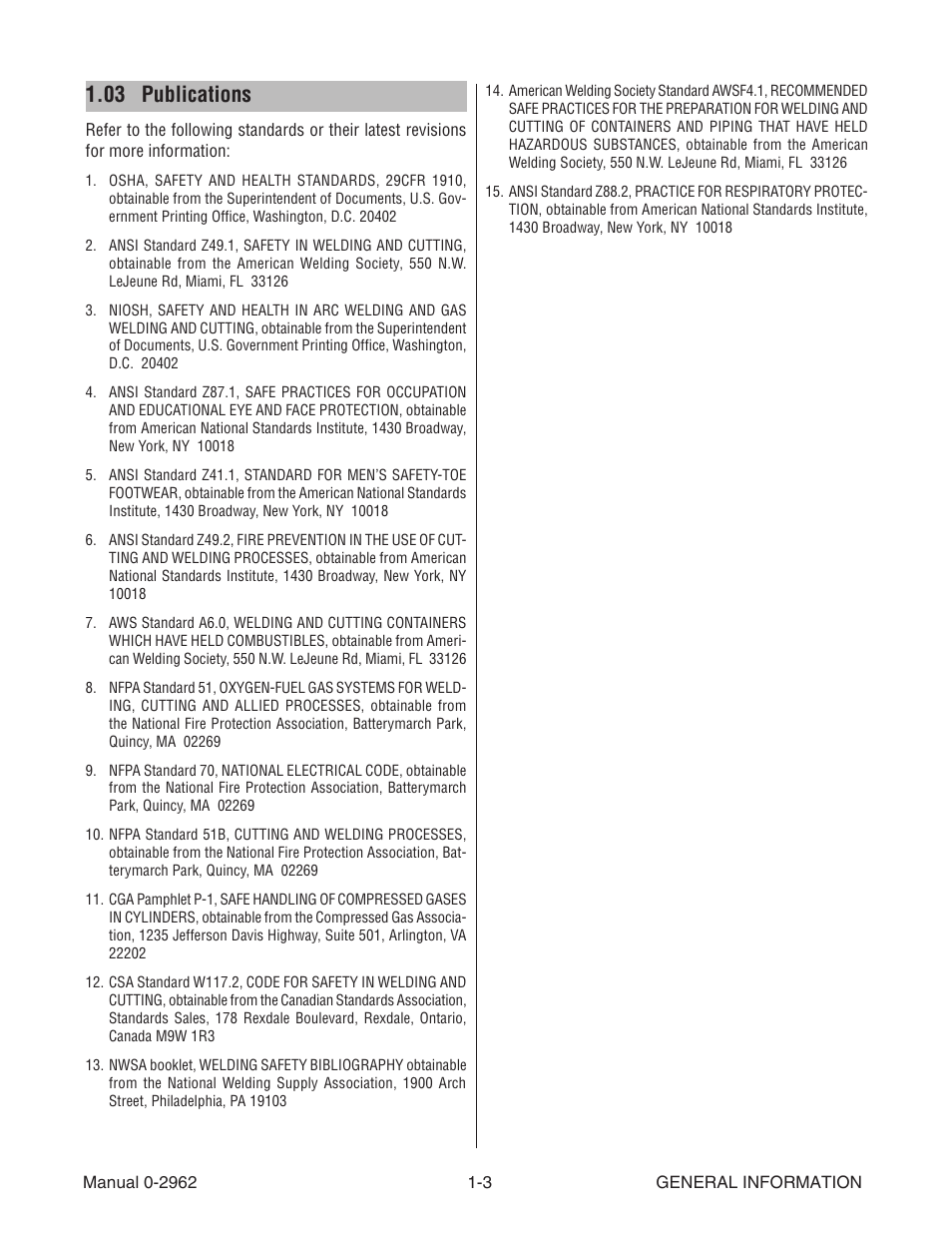 03 publications | Tweco SL100 User Manual | Page 9 / 86