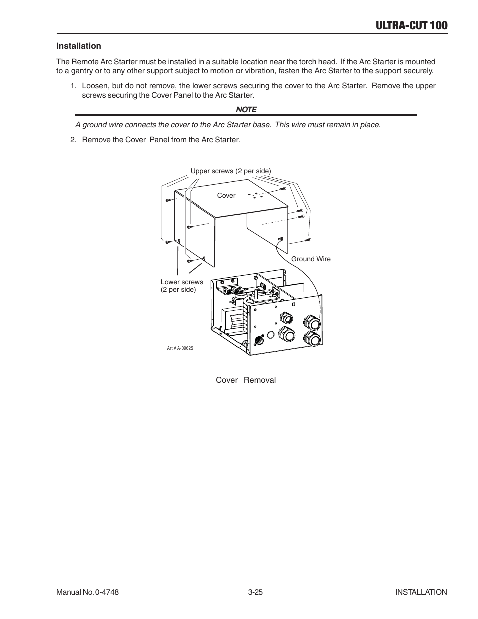 Ultra-cut 100 | Tweco 100 Ultra-Cut User Manual | Page 49 / 164