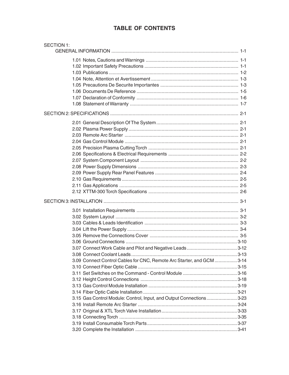 Tweco 100 Ultra-Cut User Manual | Page 5 / 164