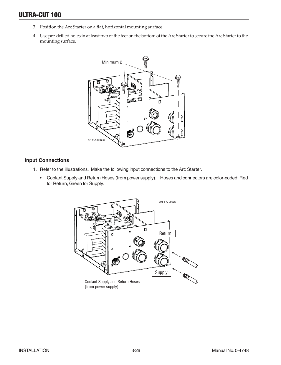 Ultra-cut 100 | Tweco 100 Ultra-Cut User Manual | Page 50 / 164