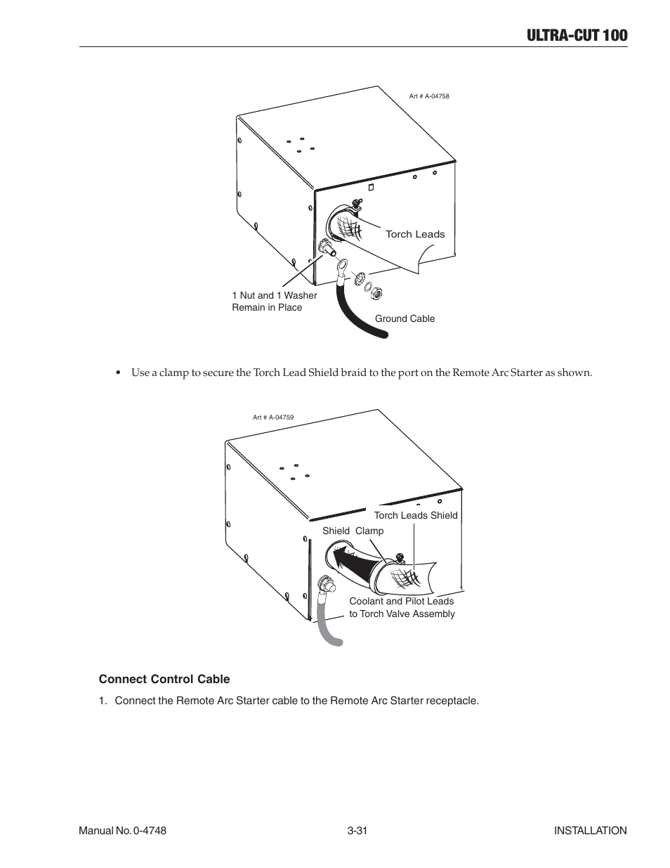 Ultra-cut 100 | Tweco 100 Ultra-Cut User Manual | Page 55 / 164