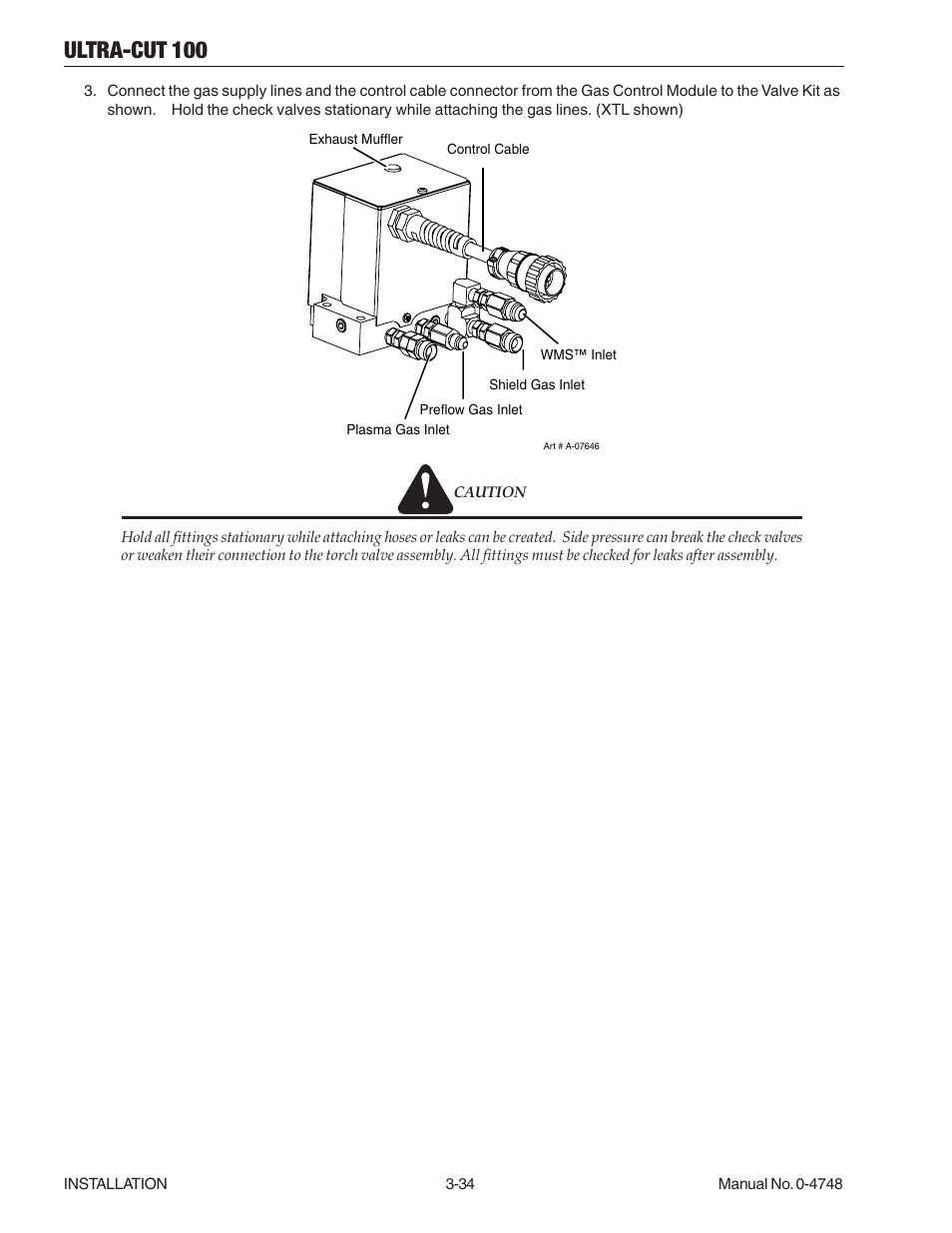 Ultra-cut 100 | Tweco 100 Ultra-Cut User Manual | Page 58 / 164