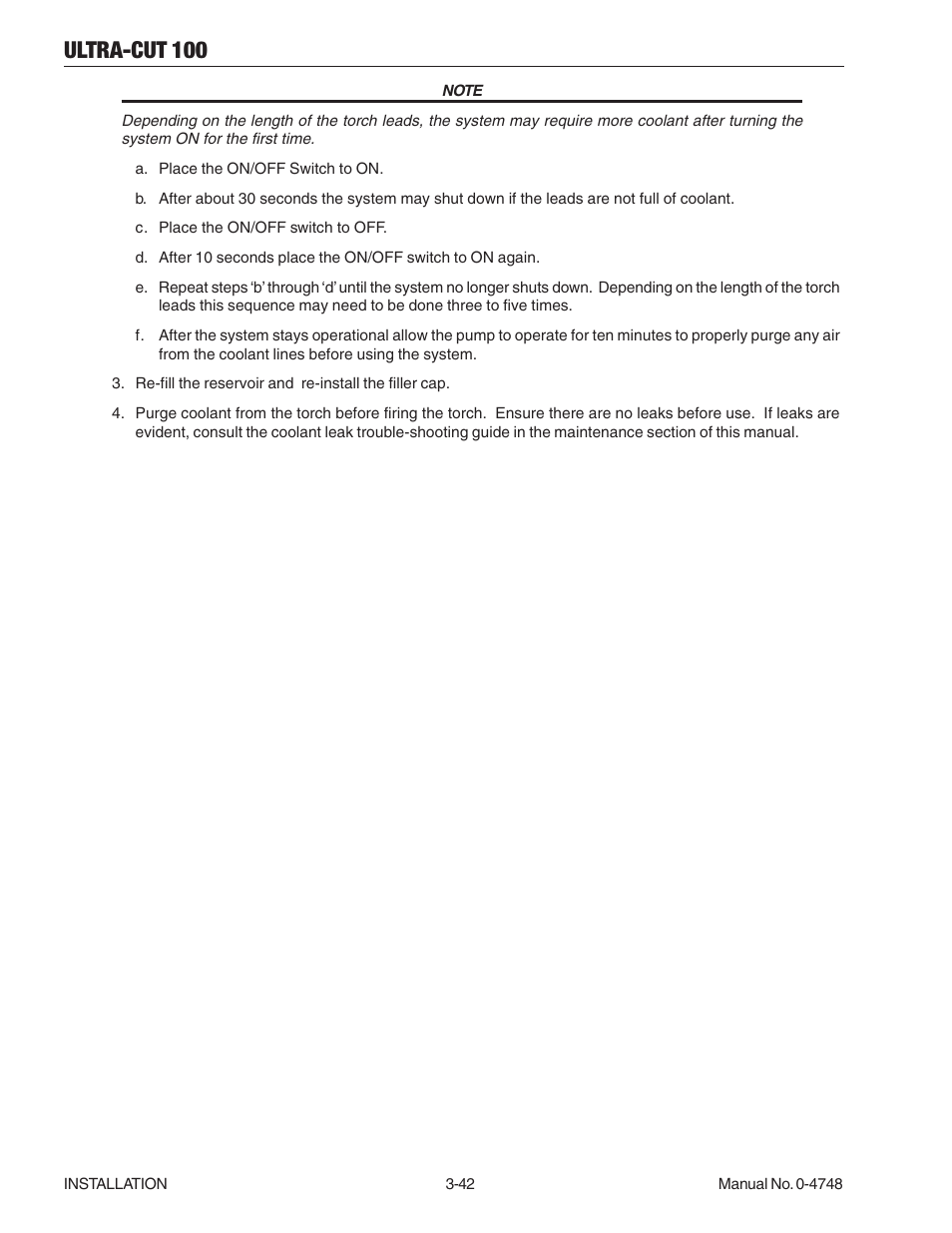 Ultra-cut 100 | Tweco 100 Ultra-Cut User Manual | Page 66 / 164
