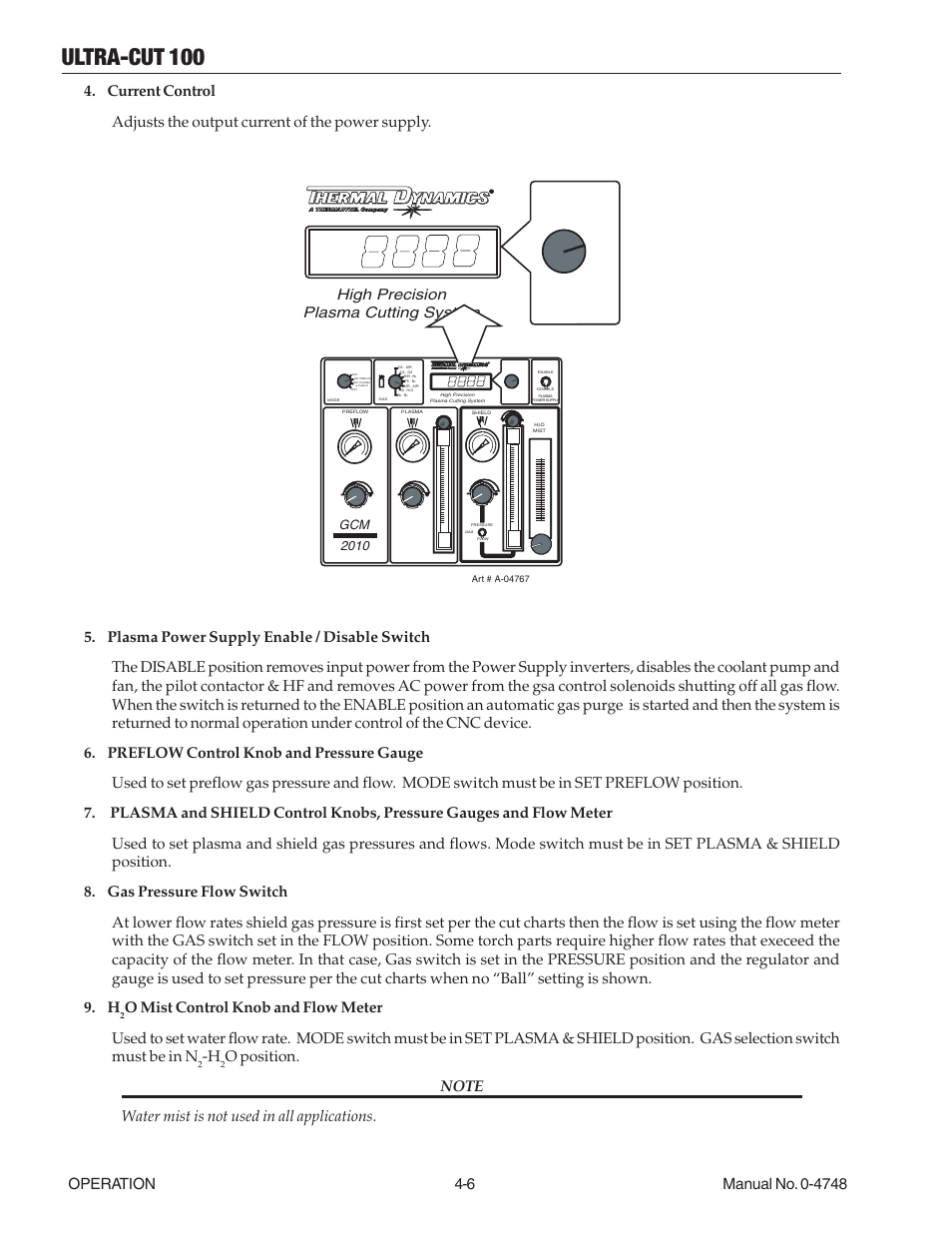 Ultra-cut 100, Gcm 2010 | Tweco 100 Ultra-Cut User Manual | Page 72 / 164