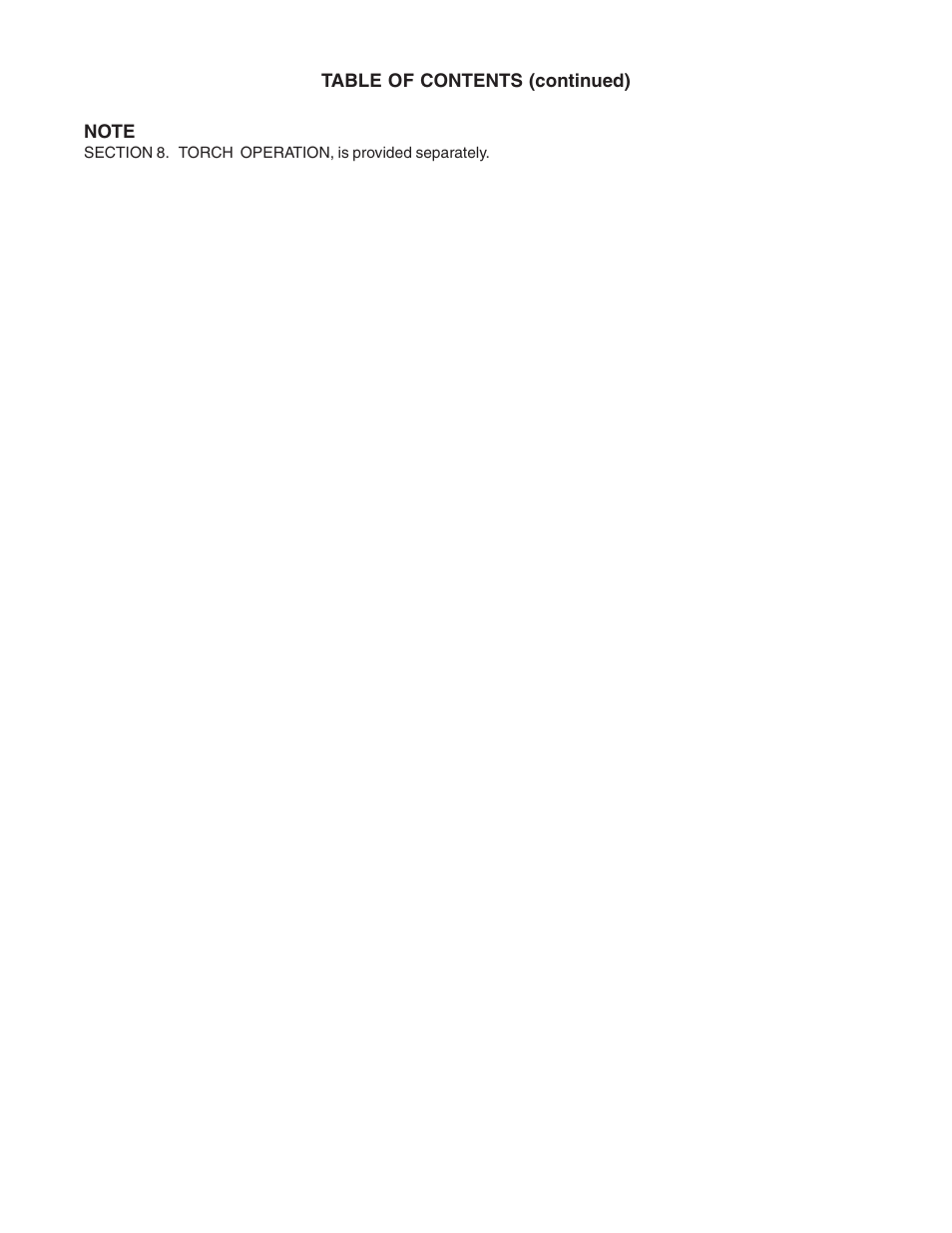 Tweco 100 Ultra-Cut User Manual | Page 8 / 164