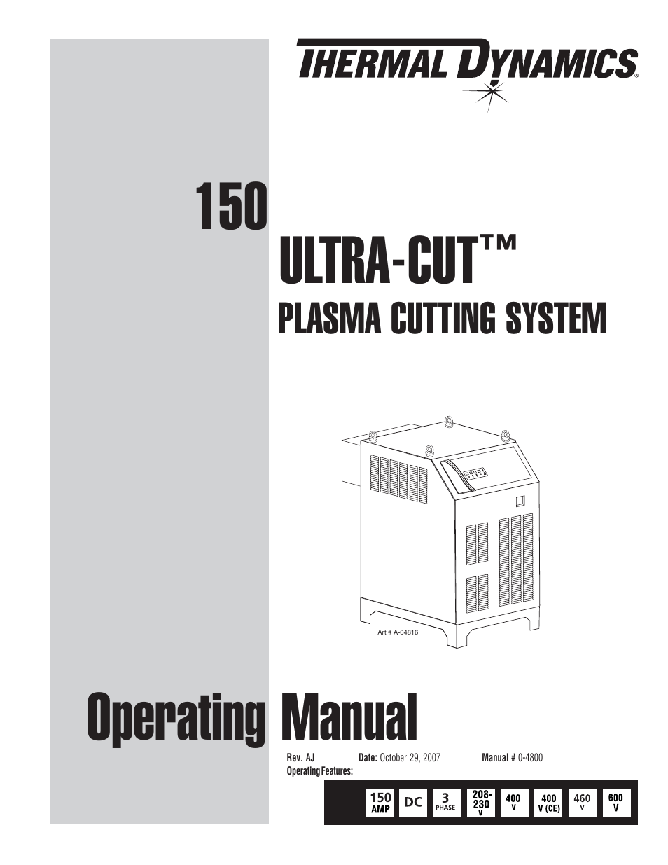 Tweco 150 Ultra-Cut User Manual | 148 pages