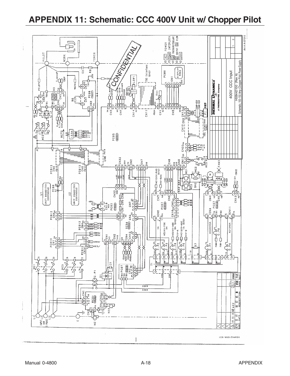 400v ccc input | Tweco 150 Ultra-Cut User Manual | Page 138 / 148