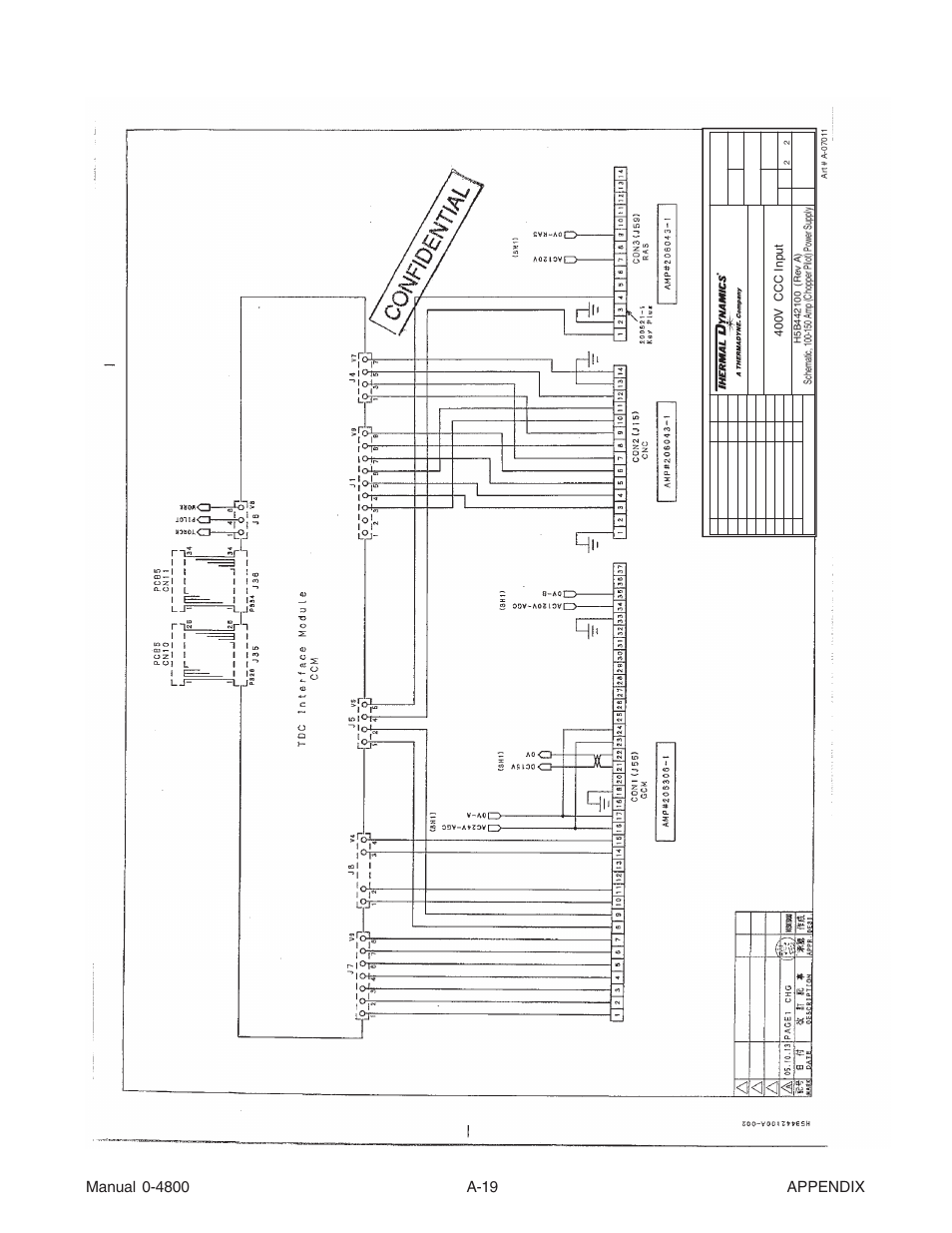 400v ccc input | Tweco 150 Ultra-Cut User Manual | Page 139 / 148