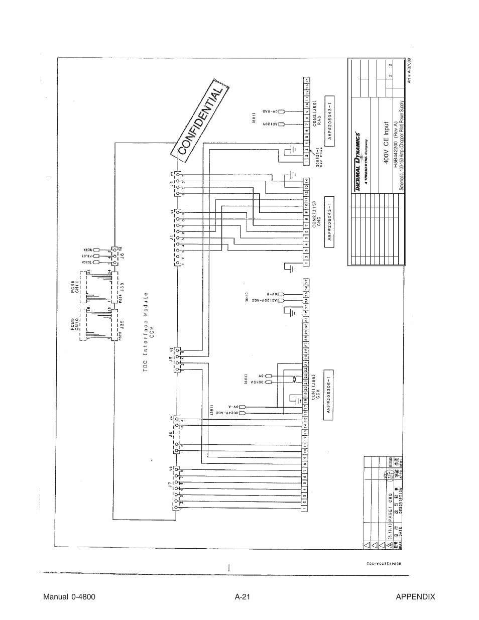 400v ce input | Tweco 150 Ultra-Cut User Manual | Page 141 / 148