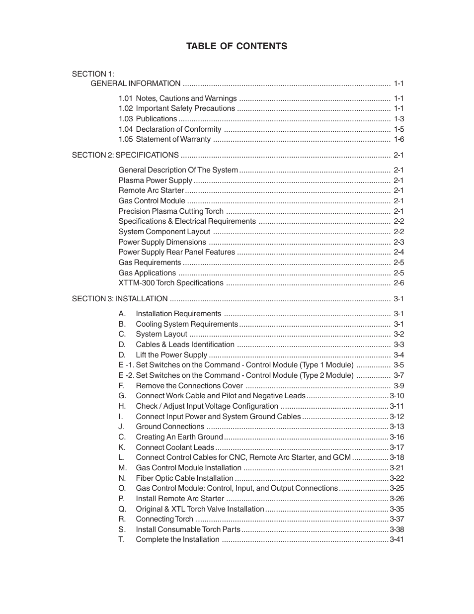 Tweco 150 Ultra-Cut User Manual | Page 5 / 148