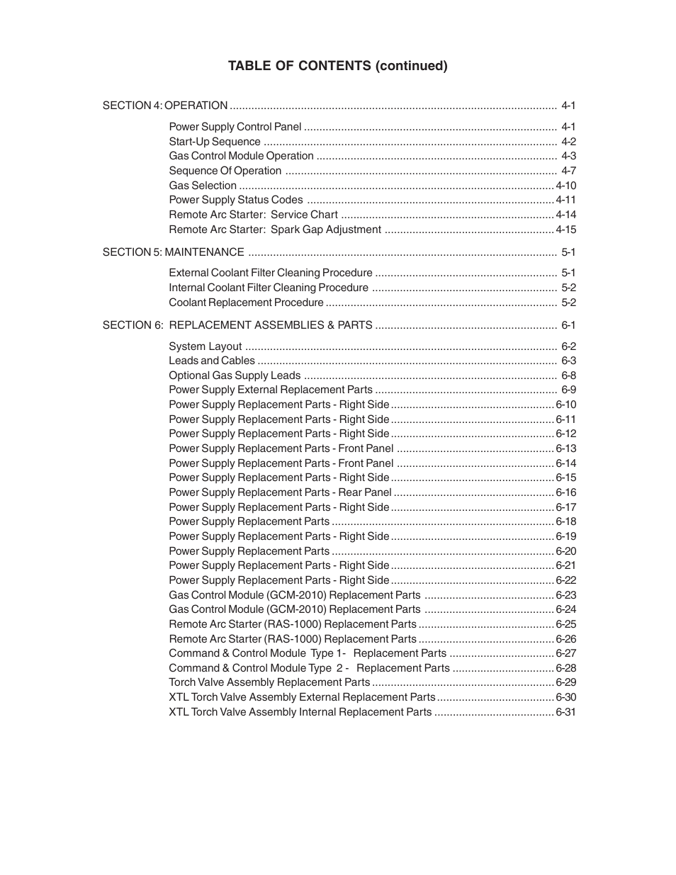 Tweco 150 Ultra-Cut User Manual | Page 6 / 148