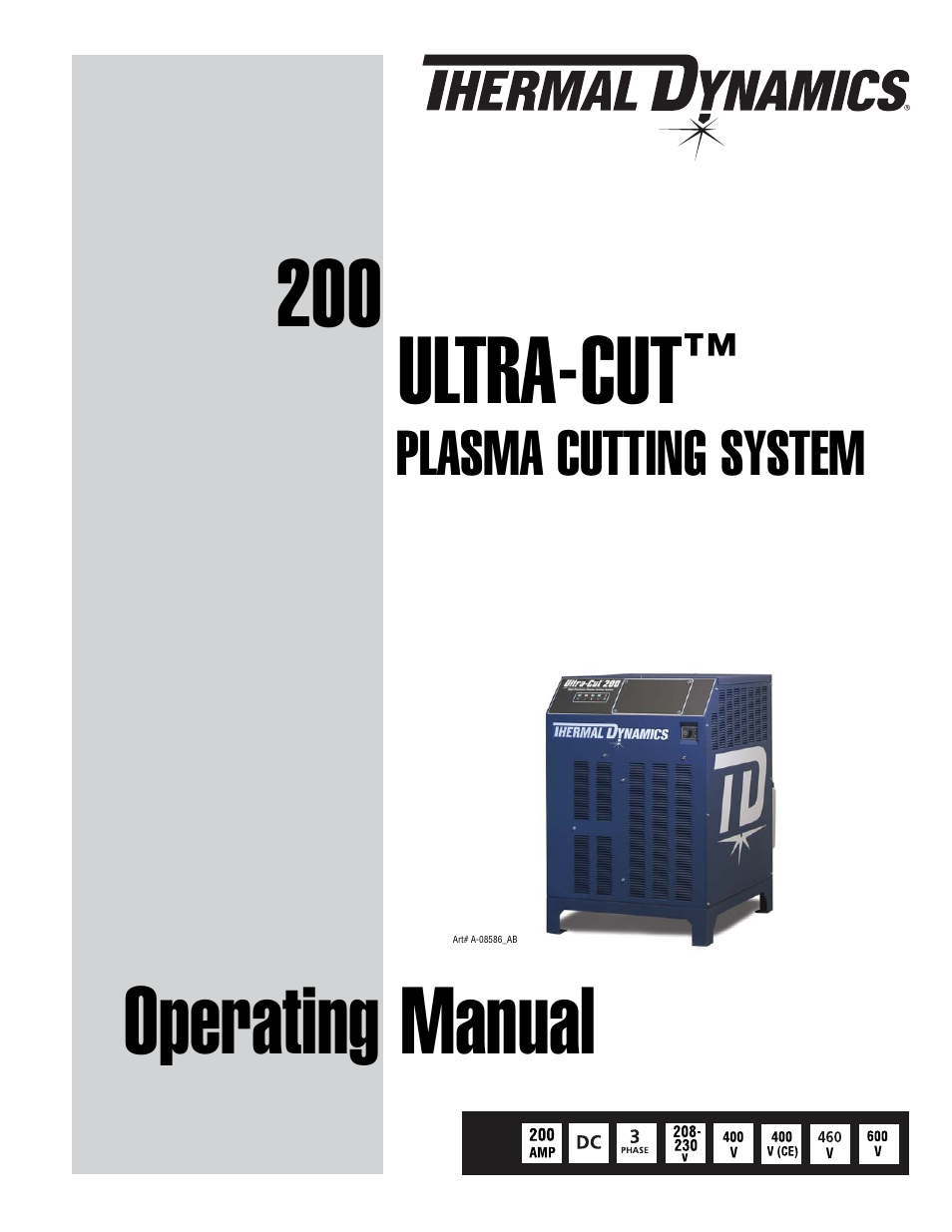 Tweco 200 Ultra-Cut User Manual | 152 pages