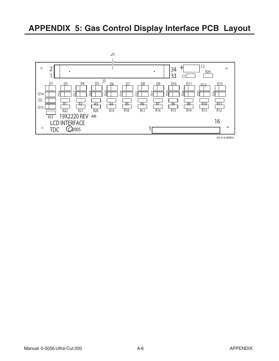 Lcd interface | Tweco 200 Ultra-Cut User Manual | Page 124 / 152