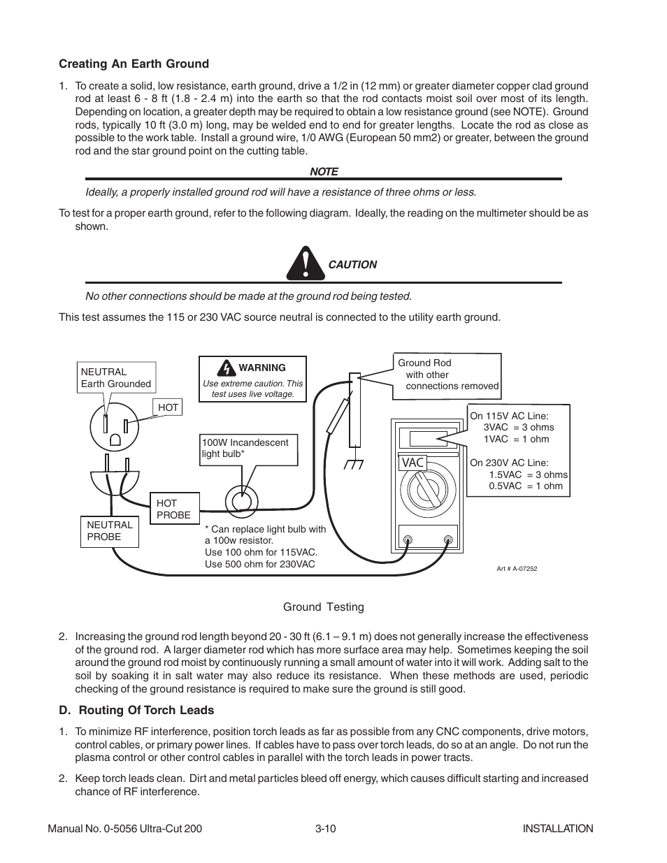 Tweco 200 Ultra-Cut User Manual | Page 34 / 152