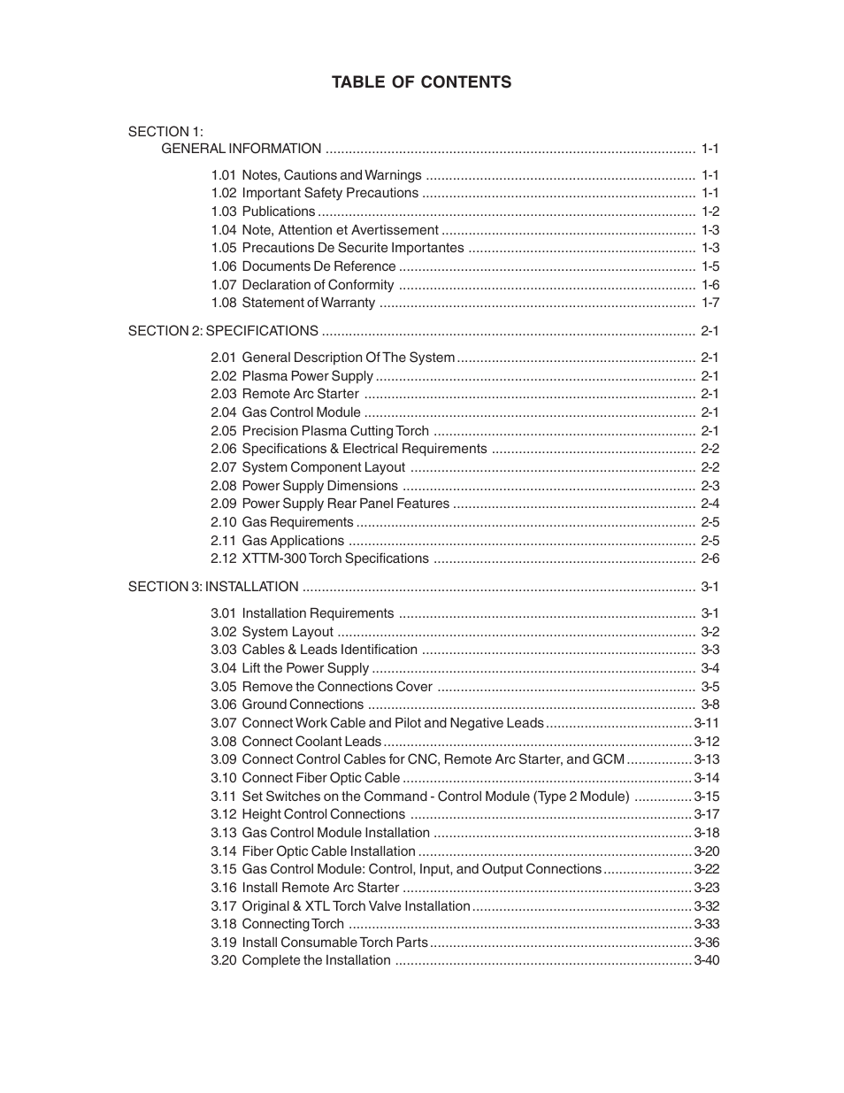 Tweco 200 Ultra-Cut User Manual | Page 5 / 152