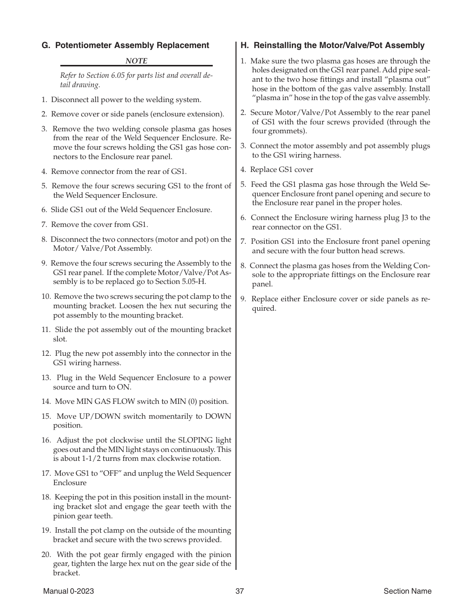 Tweco Weld Sequencer User Manual | Page 43 / 66