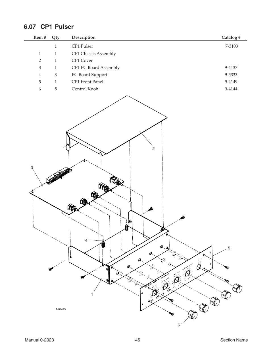 07 cp1 pulser | Tweco Weld Sequencer User Manual | Page 51 / 66