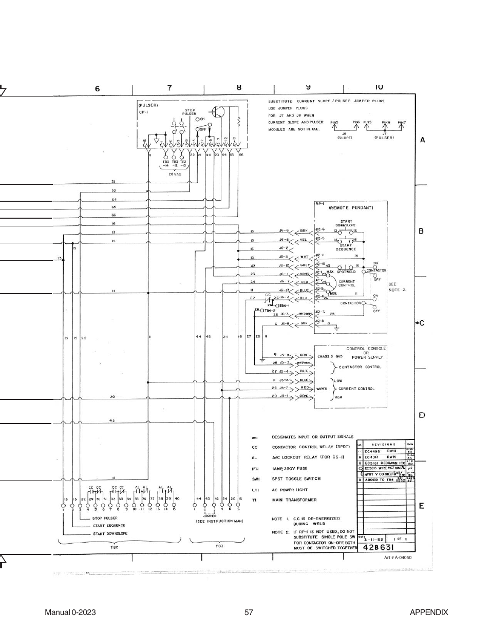 Tweco Weld Sequencer User Manual | Page 63 / 66