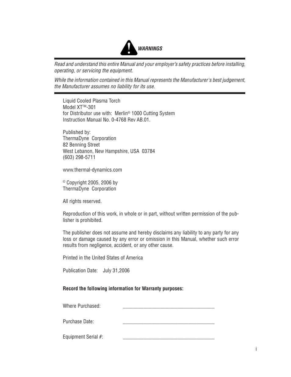 Tweco XTTM-301 User Manual | Page 3 / 92