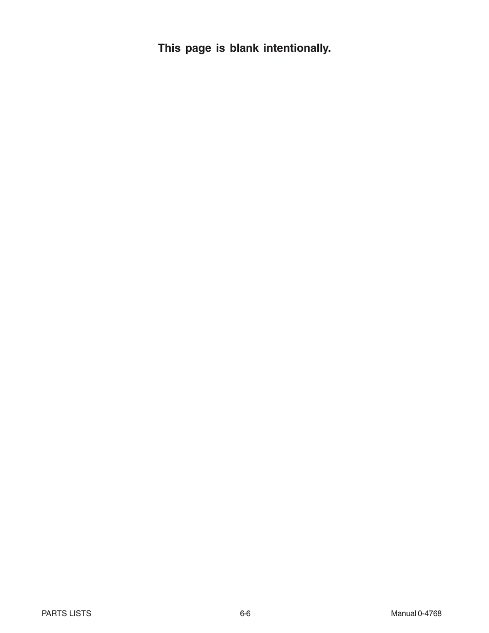 This page is blank intentionally | Tweco XTTM-301 User Manual | Page 74 / 92