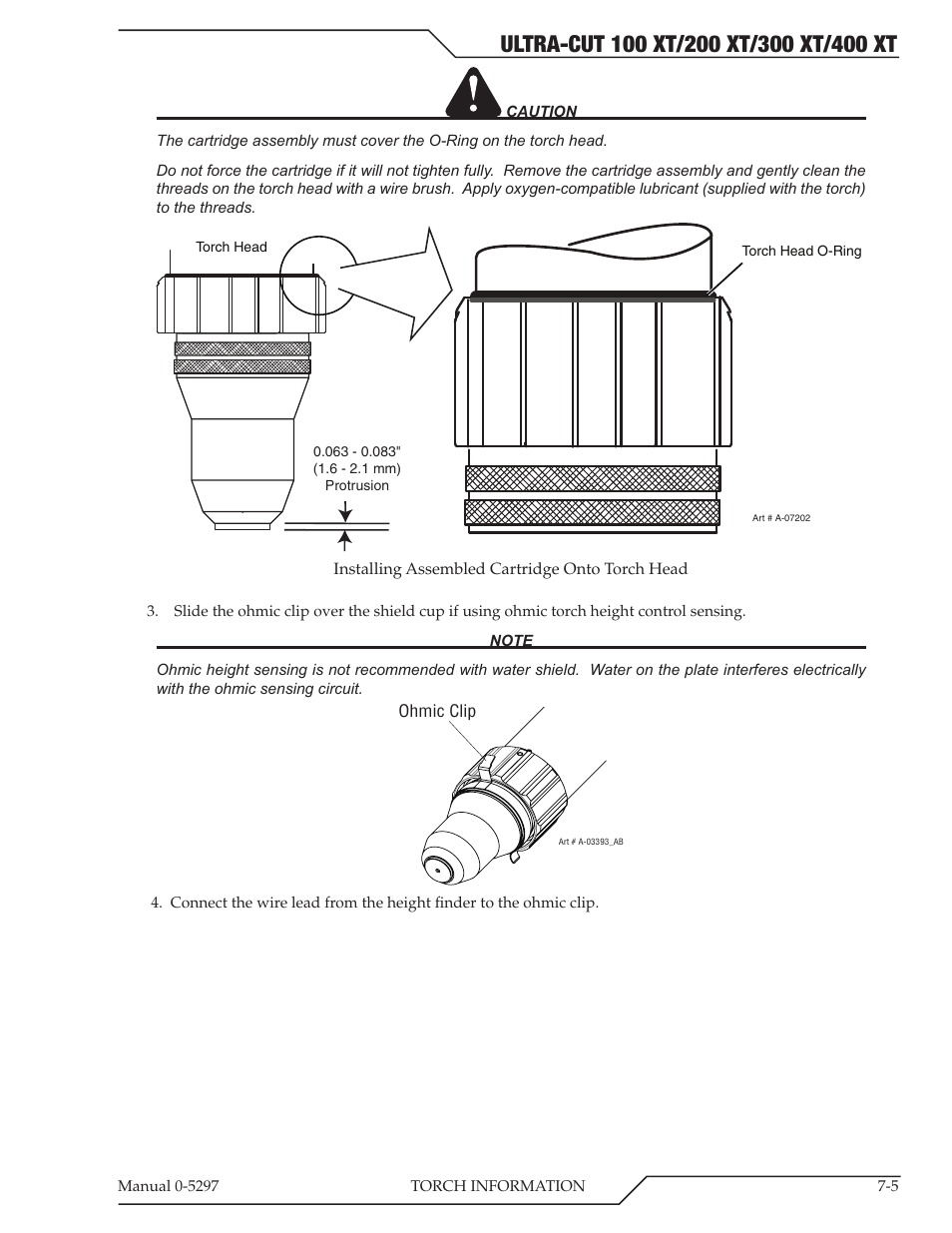 Tweco 400 Ultra-Cut XT Plasma Cutting System User Manual | Page 131 / 232
