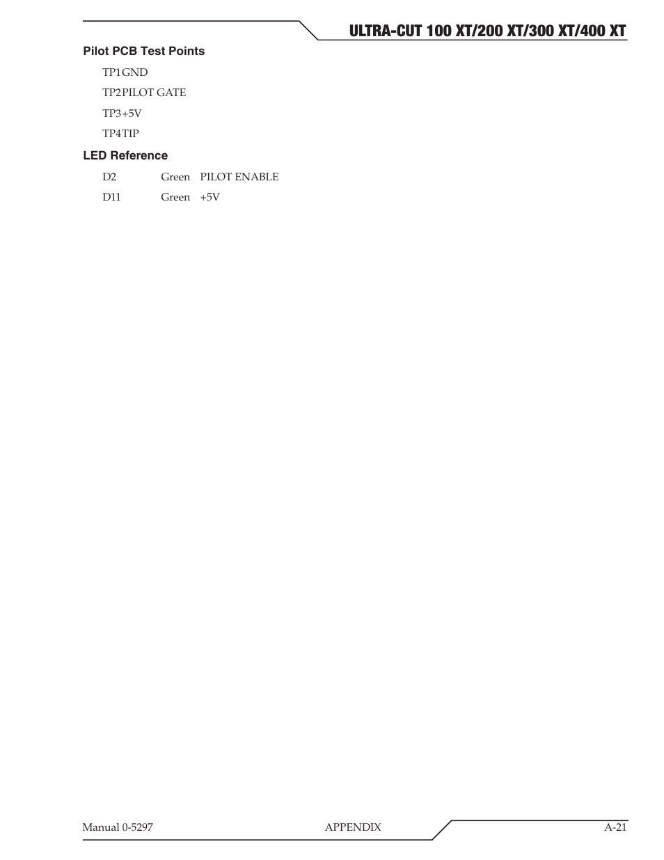 Tweco 400 Ultra-Cut XT Plasma Cutting System User Manual | Page 155 / 232