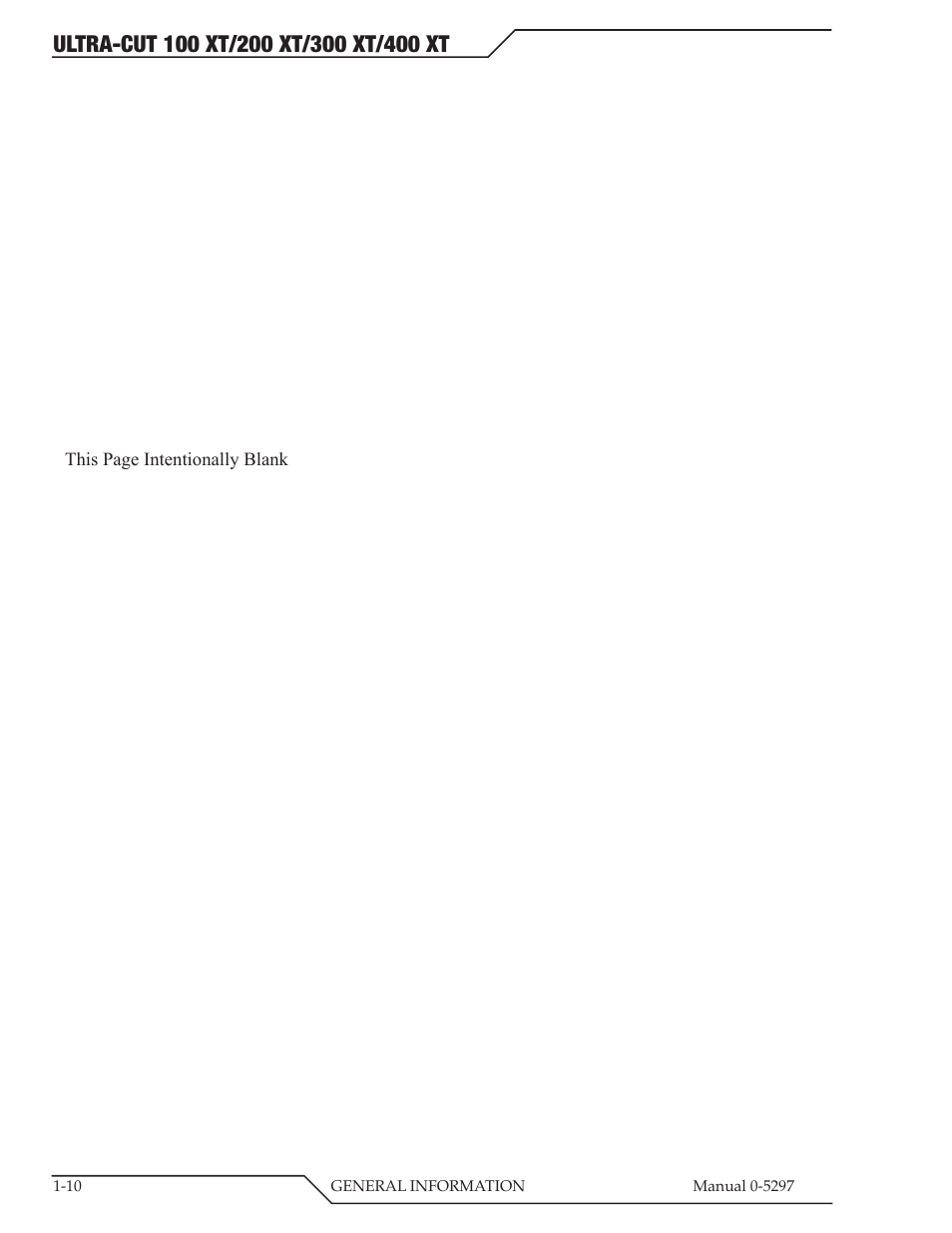 Tweco 400 Ultra-Cut XT Plasma Cutting System User Manual | Page 18 / 232