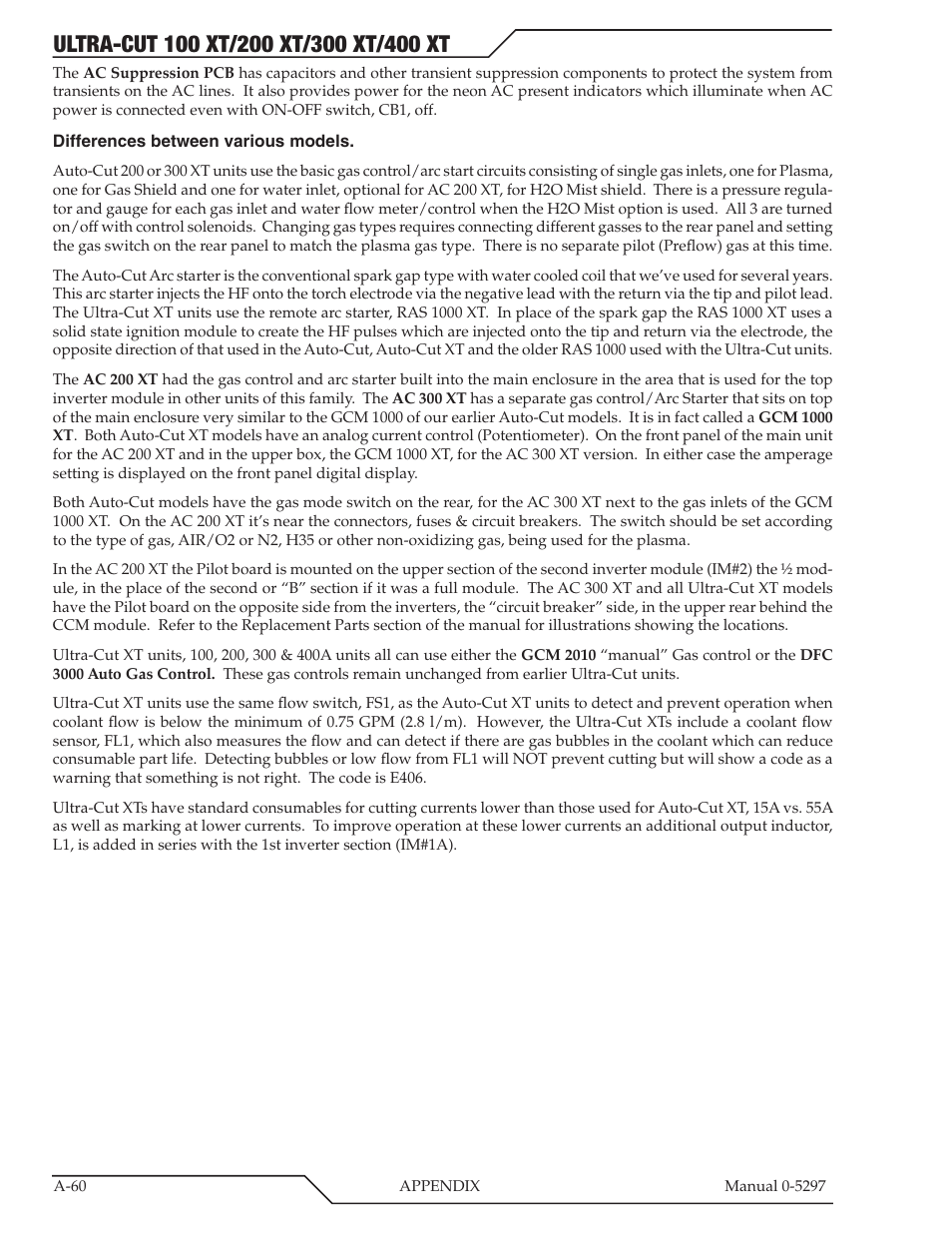 Tweco 400 Ultra-Cut XT Plasma Cutting System User Manual | Page 194 / 232