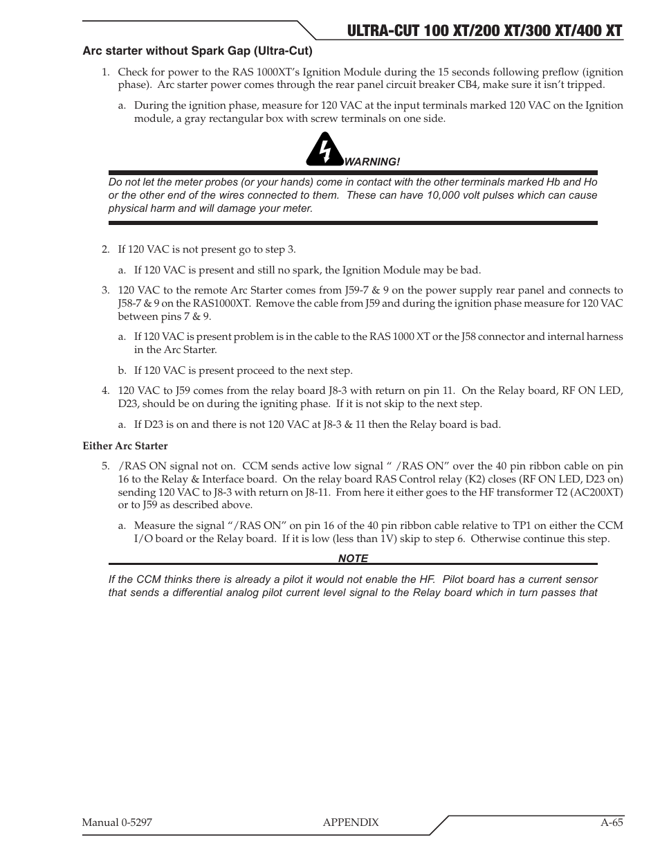 Tweco 400 Ultra-Cut XT Plasma Cutting System User Manual | Page 199 / 232