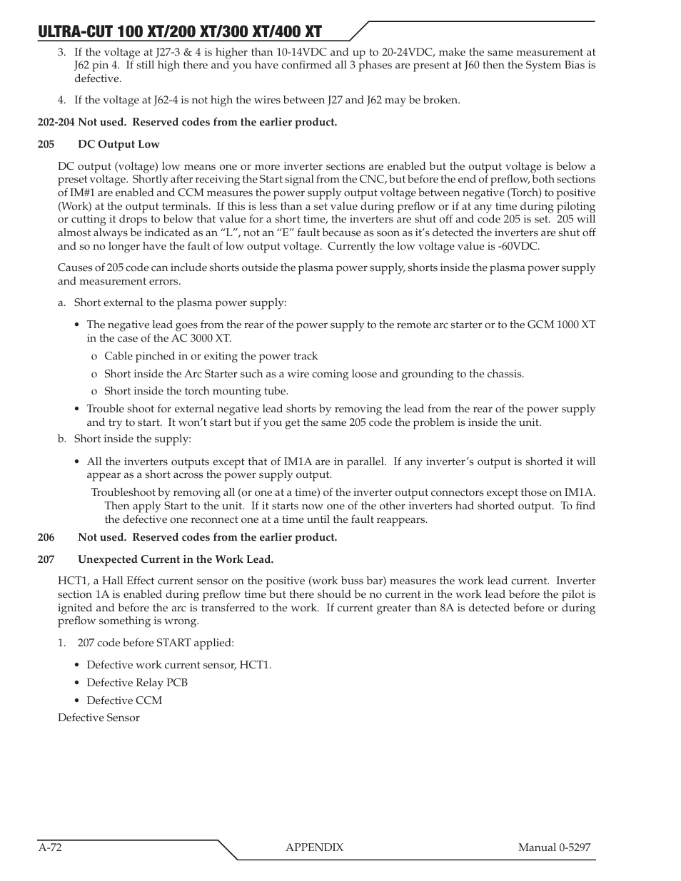 Tweco 400 Ultra-Cut XT Plasma Cutting System User Manual | Page 206 / 232