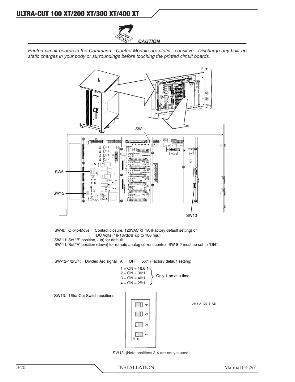 Tweco 400 Ultra-Cut XT Plasma Cutting System User Manual | Page 48 / 232