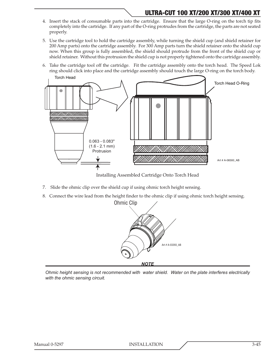 Tweco 400 Ultra-Cut XT Plasma Cutting System User Manual | Page 73 / 232