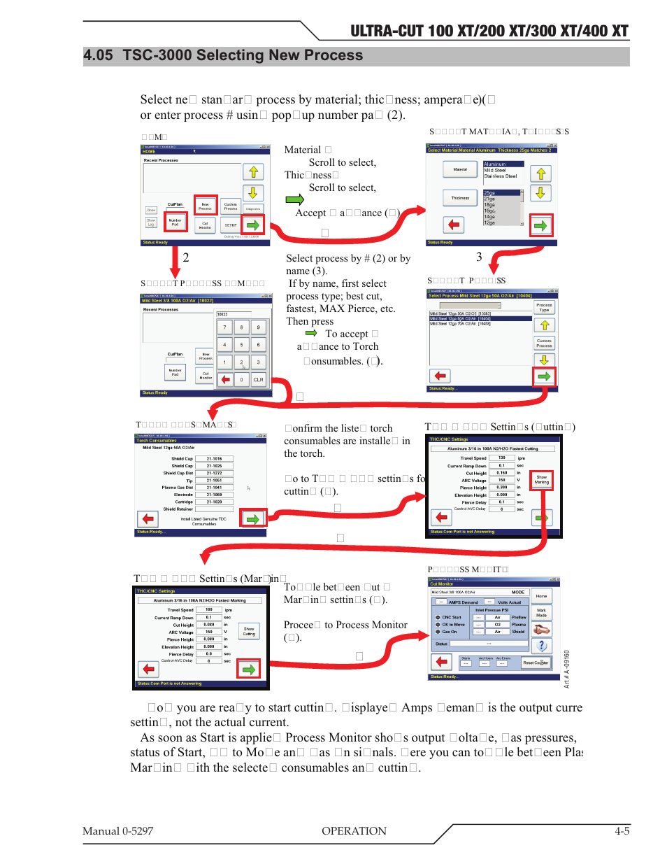 05 tsc-3000 selecting new process | Tweco 400 Ultra-Cut XT Plasma Cutting System User Manual | Page 83 / 232