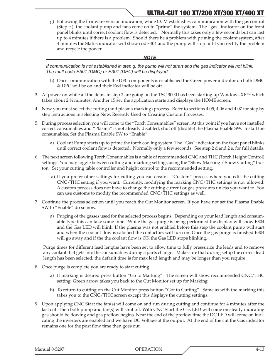 Tweco 400 Ultra-Cut XT Plasma Cutting System User Manual | Page 91 / 232