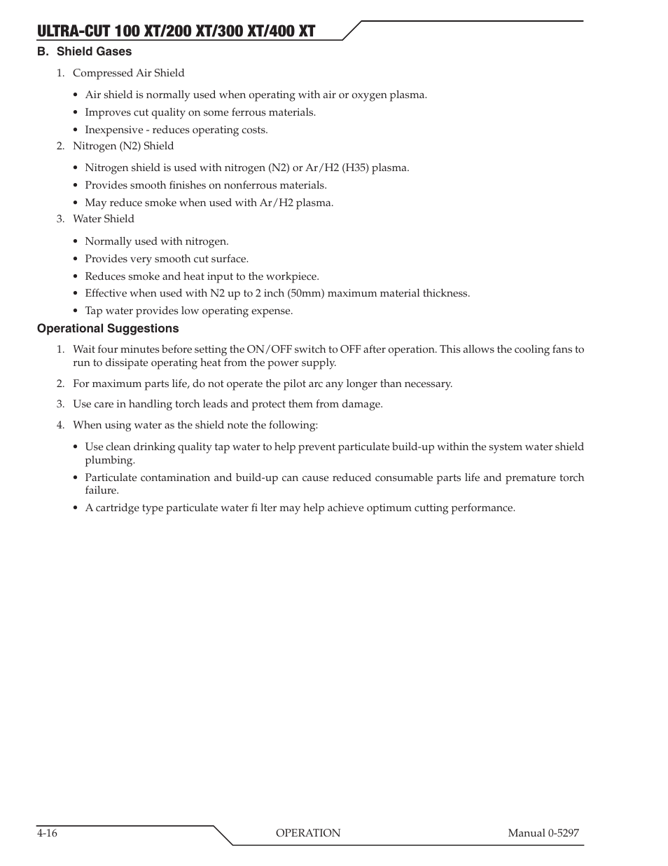 Tweco 400 Ultra-Cut XT Plasma Cutting System User Manual | Page 94 / 232