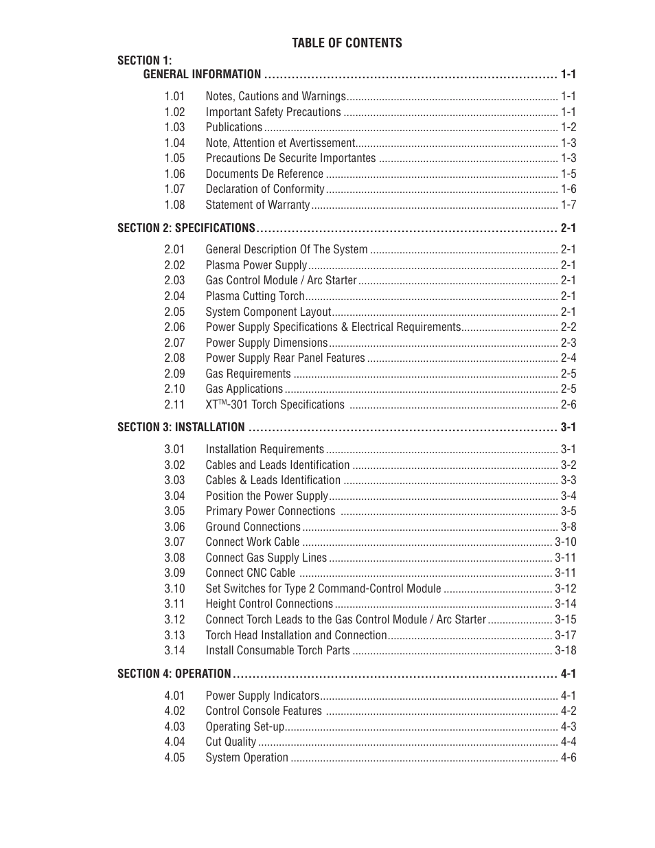 Tweco 100 Auto-Cut User Manual | Page 13 / 148