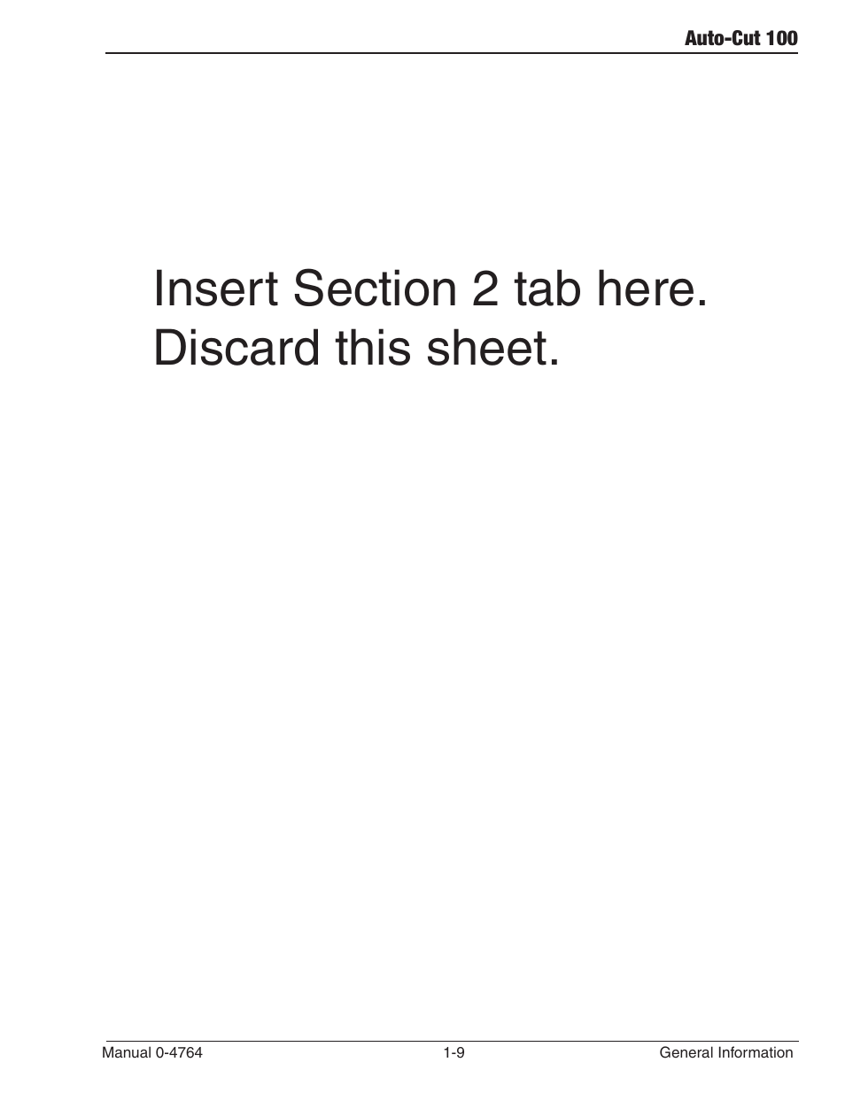 Tweco 100 Auto-Cut User Manual | Page 25 / 148