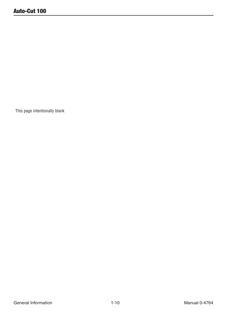 Auto-cut 100 | Tweco 100 Auto-Cut User Manual | Page 26 / 148